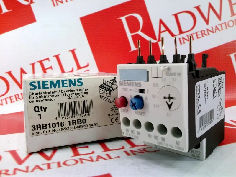 Siemens 3RB1016-1RB0 — Overload Relays (image 2)