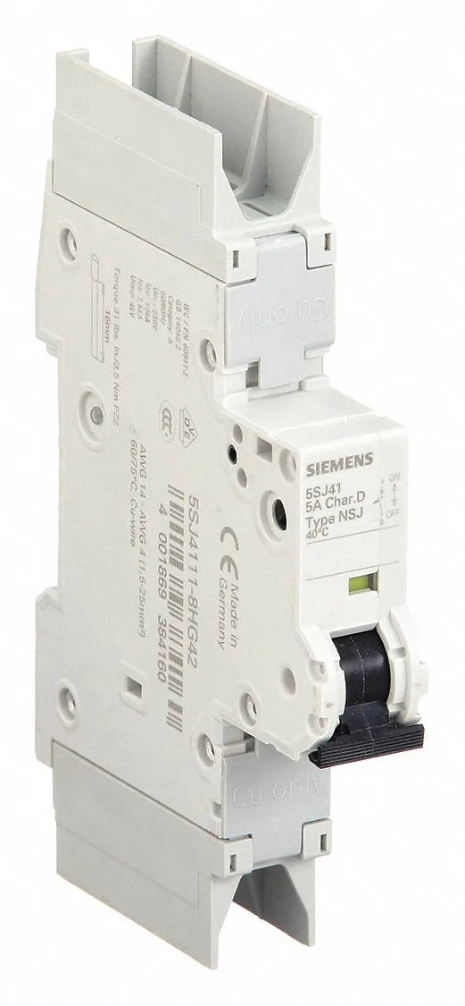Siemens 5SJ4111-8HG42 — 1-Pole MCB (DIN Rail) (image 4)