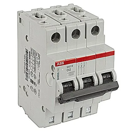 ABB S403M-C63 — 3-Pole MCB (DIN Rail) (image 2)