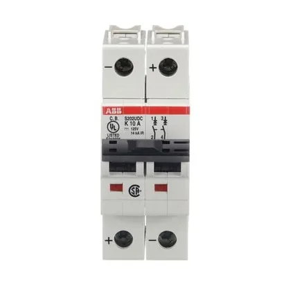 ABB S202UDC-K10 — 2-Pole MCB (DIN Rail) (image 2)
