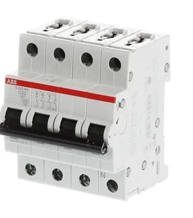 ABB 2CDS253103R0324 — 4-Pole MCB (DIN Rail) (image 2)