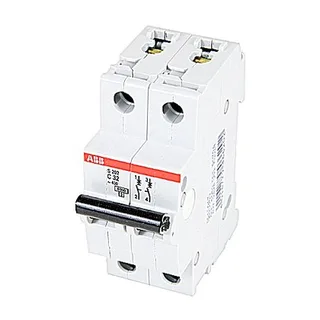 ABB S202-C32 — 2-Pole MCB (DIN Rail) (image 2)