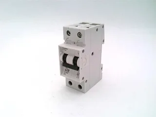Siemens 5SX2210-6 — 2-Pole MCB (DIN Rail) (image 2)