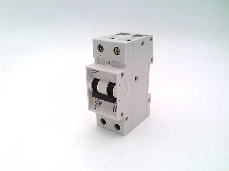 Siemens 5SX2210-6 — 2-Pole MCB (DIN Rail) (image 2)