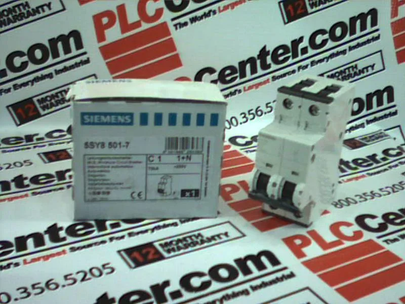 Siemens 5SY8501-7 — 1-Pole MCB (DIN Rail)