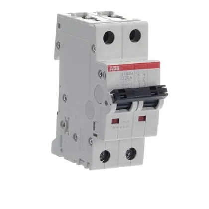 ABB ST202M-D20 — 2-Pole MCB (DIN Rail)