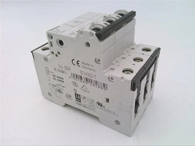 Siemens 5SY4302-7 — 3-Pole MCB (DIN Rail) (image 2)