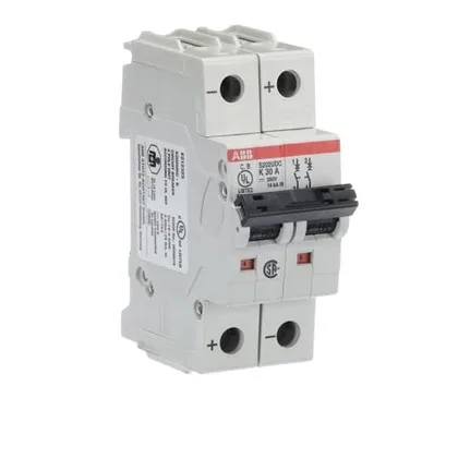 ABB S202UDC-K30 — 2-Pole MCB (DIN Rail) (image 2)