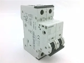 Siemens 5SY6205-7 — 2-Pole MCB (DIN Rail) (image 2)