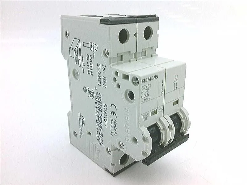 Siemens 5SY6205-7 — 2-Pole MCB (DIN Rail) (image 2)