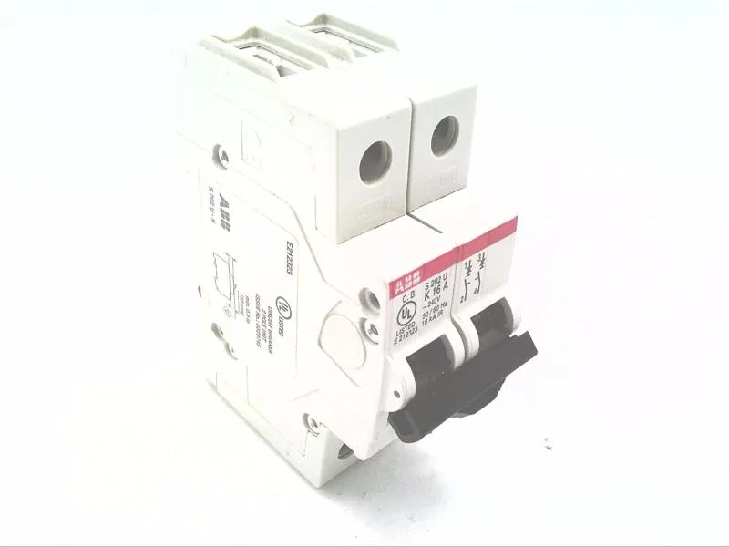 ABB S202U-K16 — 2-Pole MCB (DIN Rail) (image 2)