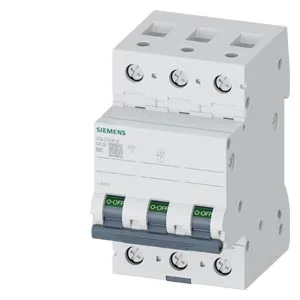 Siemens 5SL6306-6 — 3-Pole MCB (DIN Rail) (image 2)