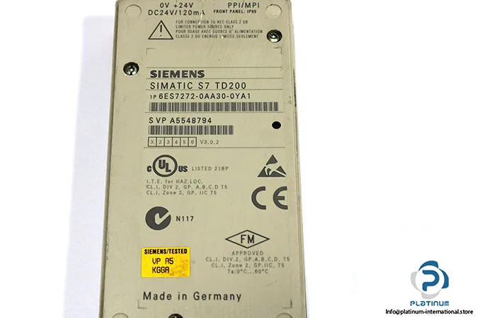 Siemens 6ES7272-0AA30-0YA1 — PLC I/O & Expansion Modules (image 5)
