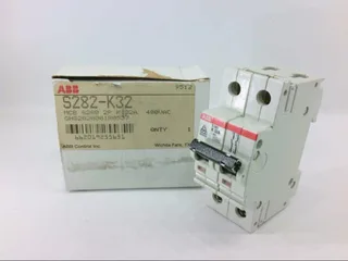ABB S282-K32 — 2-Pole MCB (DIN Rail) (image 2)