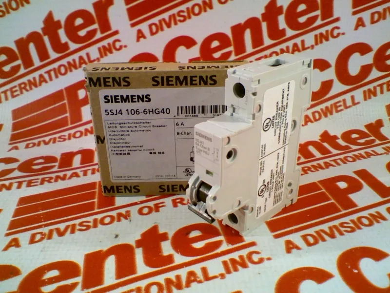 Siemens 5SJ4106-6HG40 — 1-Pole MCB (DIN Rail) (image 5)