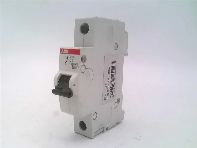 ABB S201-D4 — 1-Pole MCB (DIN Rail) (image 3)