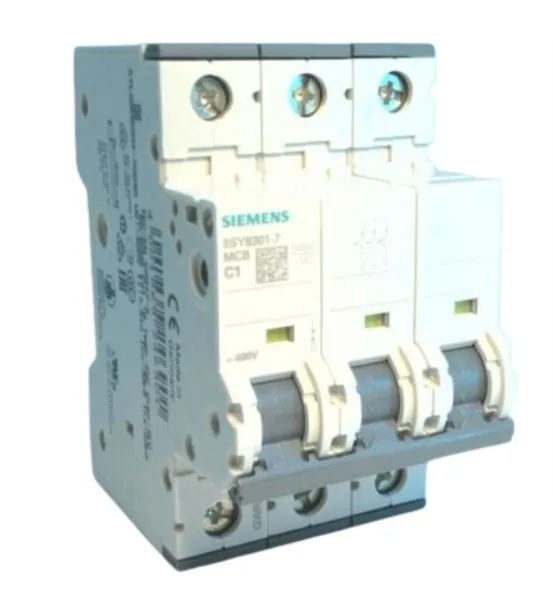 Siemens 5SY6301-7 — 3-Pole MCB (DIN Rail)