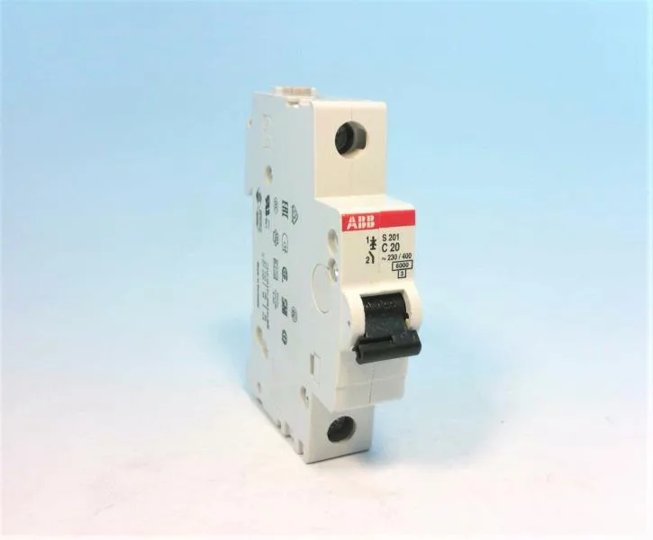 ABB S201-C20 — 1-Pole MCB (DIN Rail) (image 3)