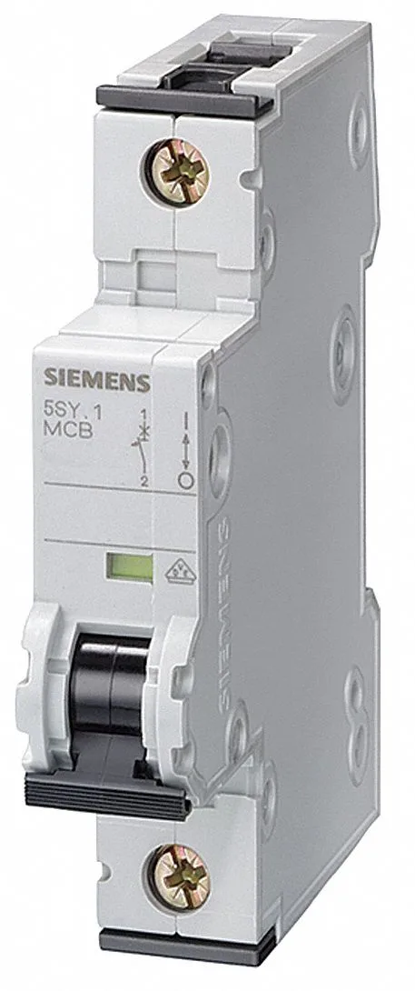 Siemens 5SY6106-6 — 1-Pole MCB (DIN Rail)
