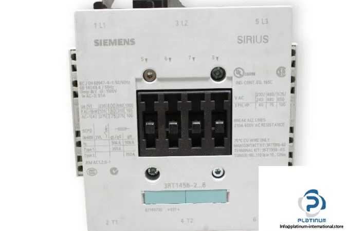 Siemens 3RT1456-2AP36 — Contactors (image 3)