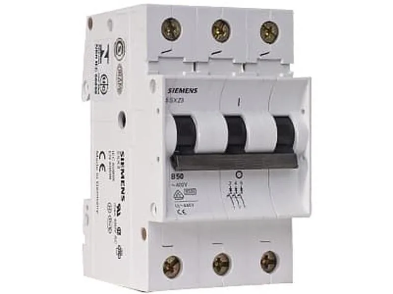 Siemens 5SX2303-7 — 3-Pole MCB (DIN Rail) (image 2)
