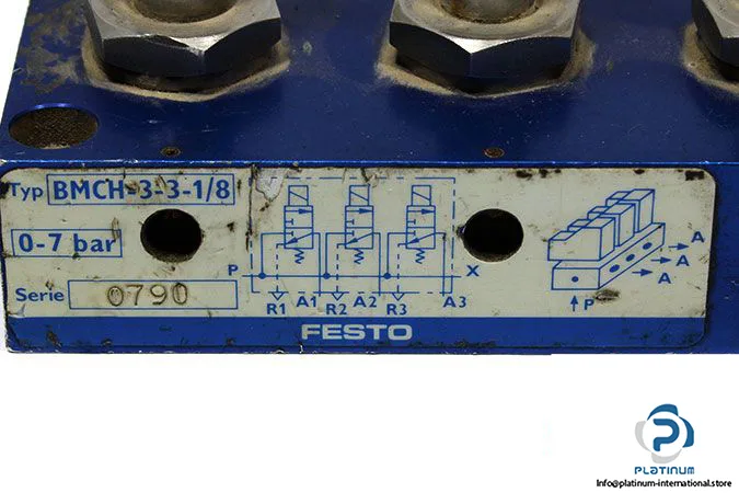 Festo BMCH-3-3-1/8 — Solenoid & Directional Valves