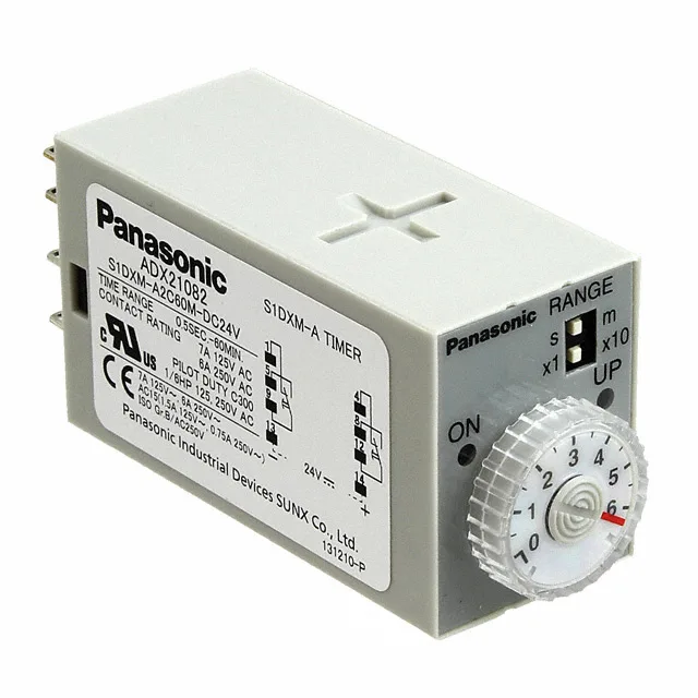 Panasonic Industrial S1DXM-A2C60M-DC24V — Time Delay Relays