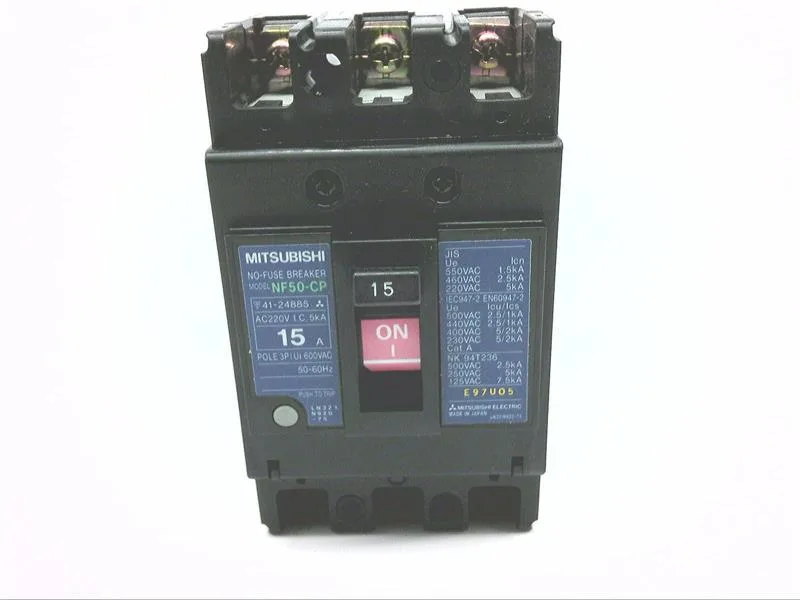 Mitsubishi Electric NF50-CP-3P-15A — Molded Case Circuit Breakers (MCCB)