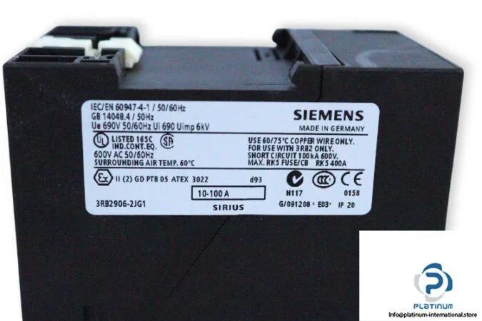 Siemens 3RB2906-2JG1 — Overload Relays (image 4)
