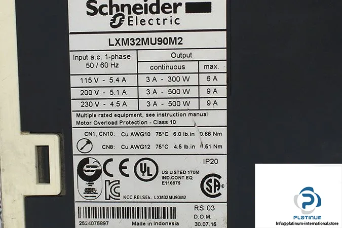 Schneider Electric LXM32MU90M2 (image 4)