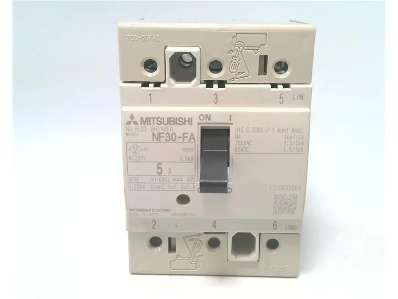 Mitsubishi Electric NF30-FA-3P-5A — Molded Case Circuit Breakers (MCCB) (image 2)
