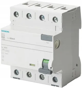 Siemens 5SV3644-6 — Residual Current Breakers (RCCB/RCBO)