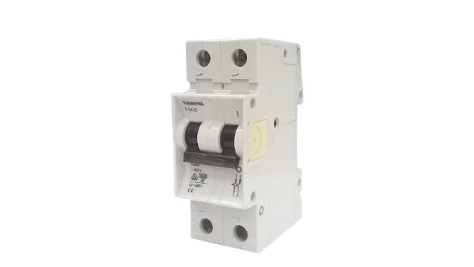 Siemens 5SX2225-7 — 2-Pole MCB (DIN Rail) (image 2)