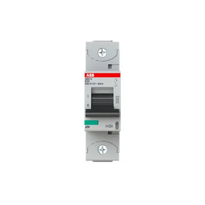 ABB S801S-D20 — 1-Pole MCB (DIN Rail) (image 2)