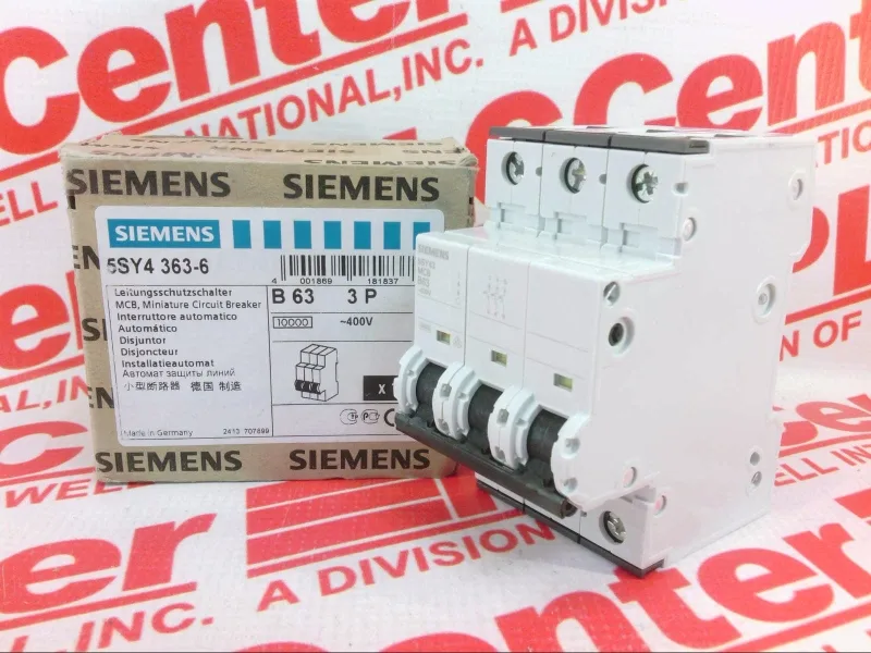 Siemens 5SY4363-6 — 3-Pole MCB (DIN Rail) (image 2)