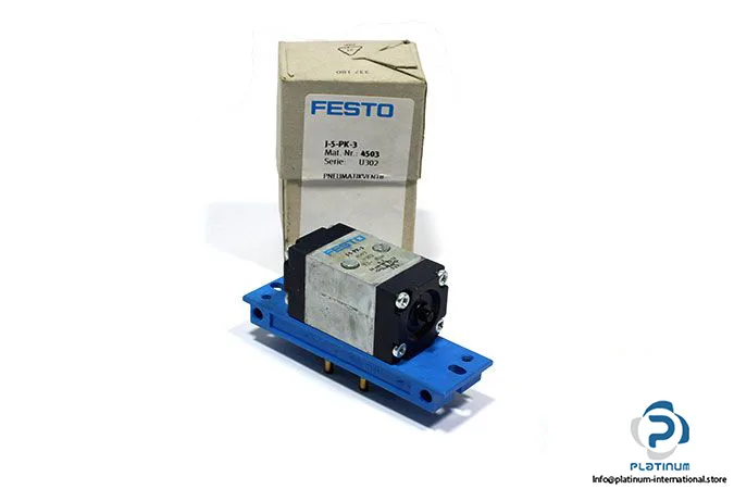 Festo J-5-PK-3 — Solenoid & Directional Valves (image 2)