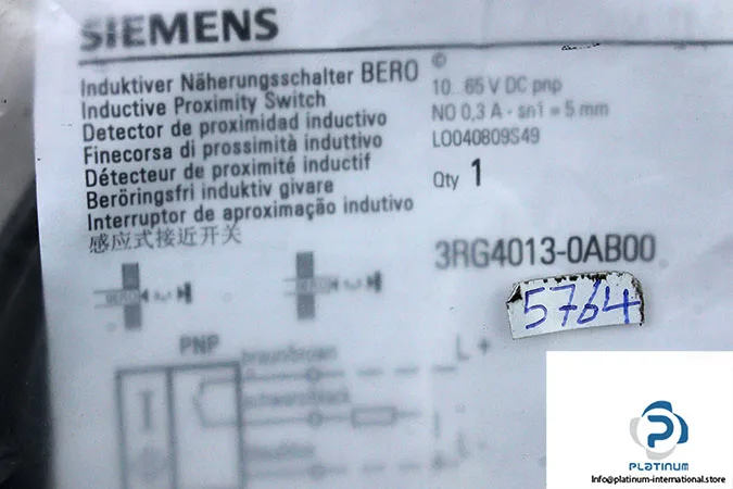 Siemens 3RG4013-0AB00 — Proximity Sensors