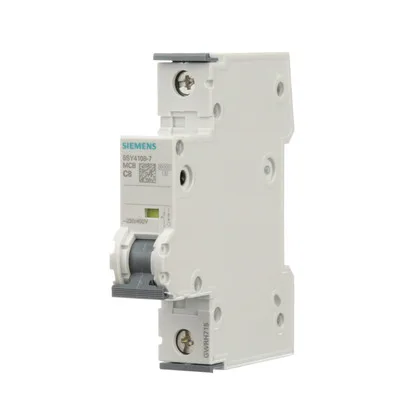 Siemens 5SY4108-7 — 1-Pole MCB (DIN Rail) (image 2)