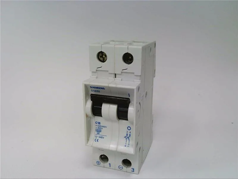 Siemens 5SX5216-7 — 2-Pole MCB (DIN Rail)