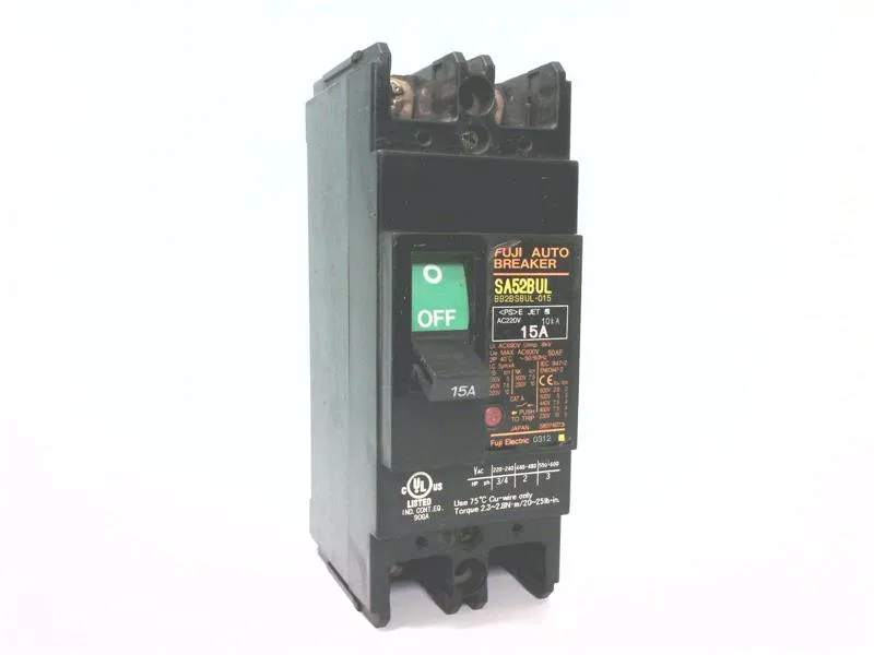 Fuji Electric SA52BUL-015 — Miniature Circuit Breakers (MCB) (image 2)