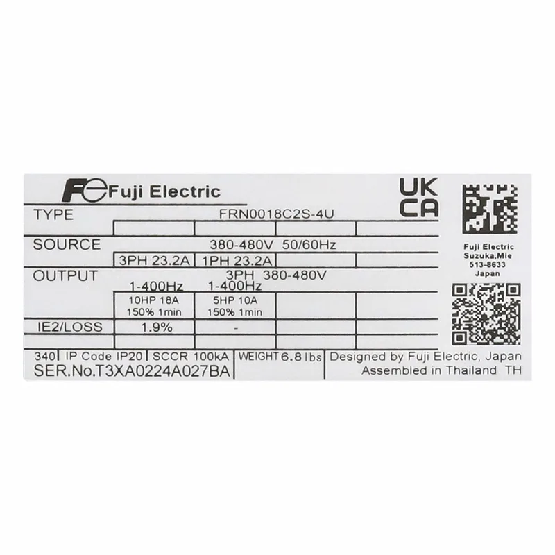 Fuji Electric FRN0018C2S-4U (image 5)