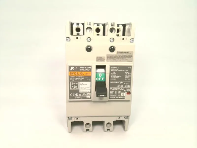 Fuji Electric BW125JAGU-3P040 — Miniature Circuit Breakers (MCB) (image 5)