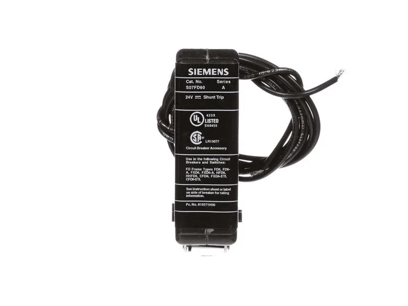 Siemens S07FD60 — Circuit Breaker Accessories
