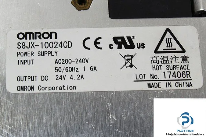 Omron S8JX-10024CD — Switch Mode Power Supplies (image 5)