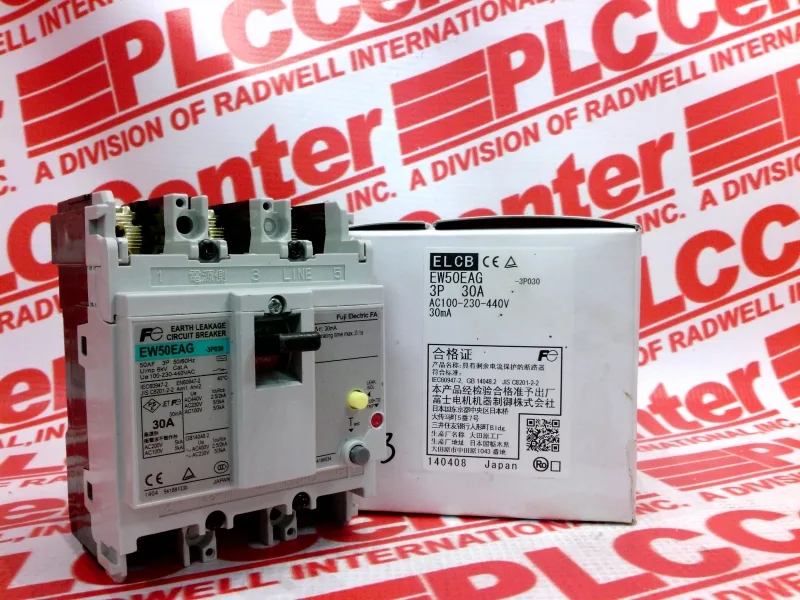 Fuji Electric EW50EAG-3P030 — Residual Current Breakers (RCCB/RCBO) (image 2)