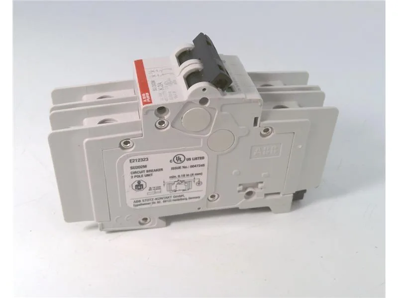 ABB SU202M-K2 — 2-Pole MCB (DIN Rail) (image 4)