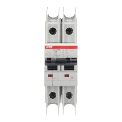 ABB SU202M-C1 — 2-Pole MCB (DIN Rail) (image 2)