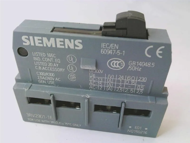 Siemens 3RV2901-1G — Motor Protection Circuit Breakers (MPCB) (image 3)