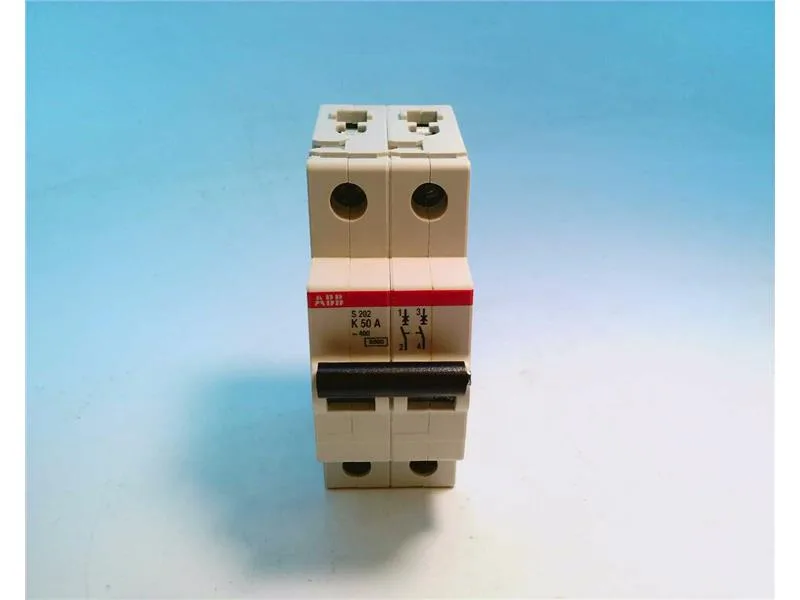 ABB S202-K50 — 2-Pole MCB (DIN Rail) (image 2)