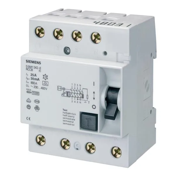 Siemens 5SM1742-6 — Residual Current Breakers (RCCB/RCBO) (image 2)